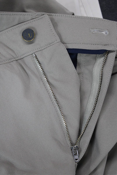 Johnnie-o Mens Textured Zip Button Straight Leg Lined Khaki Size EUR 35