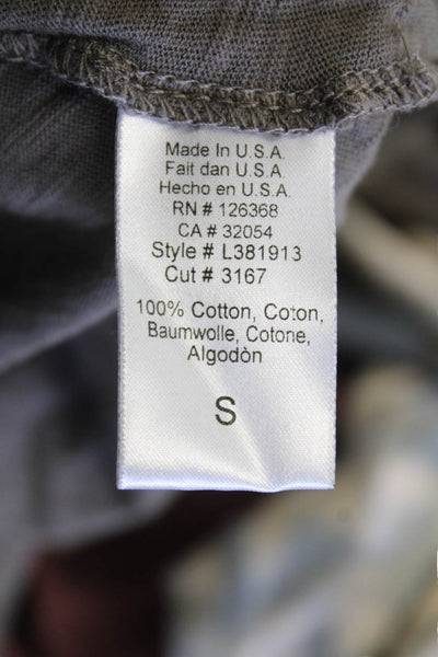 Left of Center Womens Round Neck Sleeveless Bow Detail Tank Top Brown Size S