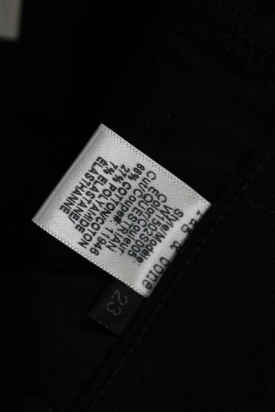 Rag & Bone Jean Womens Cotton Straight Leg Skinny Zip Fly Jeans Black Size 23
