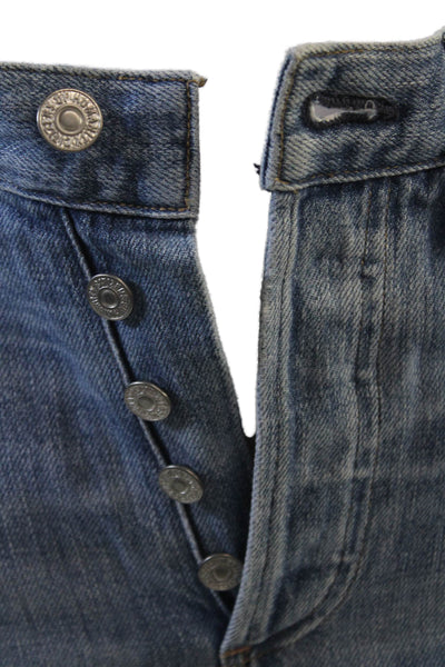 Citizens of Humanity Womens Cotton Liya High Rise Classic Fit Jeans Blue Size 22