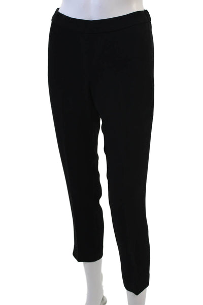 Theory Womens Basic Pull On Classic Crepe Trouser Pants Black Size 00