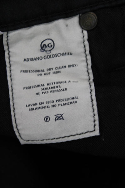 AG Adriano Goldschmied Womens The Isabelle High Rise Jeans Black Size 24