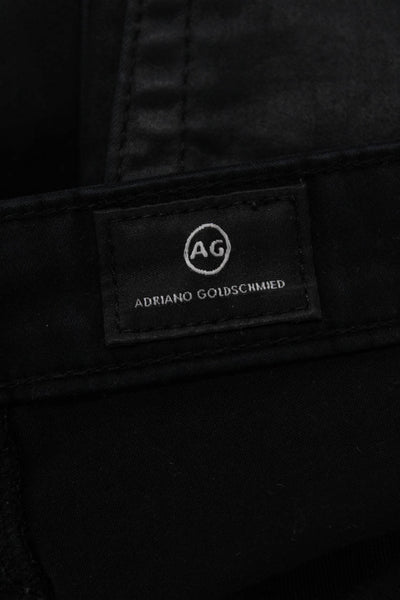 AG Adriano Goldschmied Womens The Isabelle High Rise Jeans Black Size 24