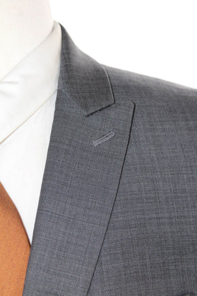 Calvin Klein Mens Two Button Extreme Slim Fit Blazer Gray Wool Size 40 Short