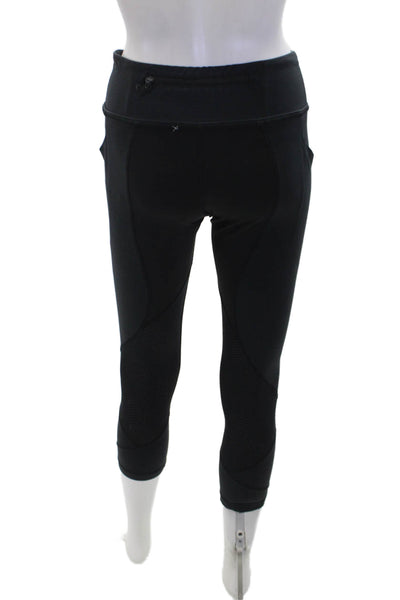 Lululemon Women's Midrise Pockets Fitted Workout Lounge Legging Black Size 6