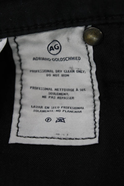 AG Adriano Goldschmied Womens The Isabelle High Rise Jeans Black Sz 24