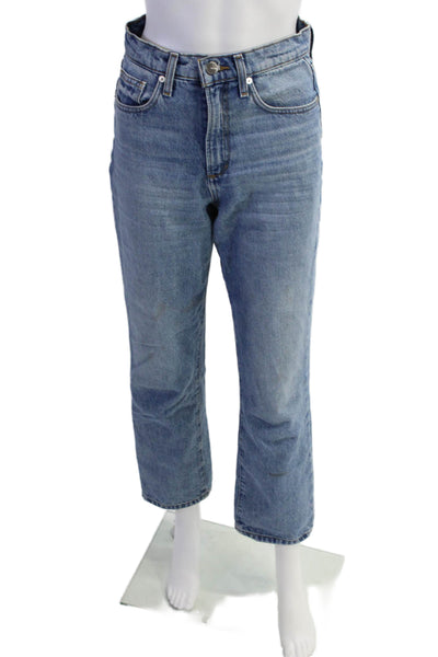 Joes Womens High Rise The Margot Slim Ankle Jeans Blue Cotton Size 25