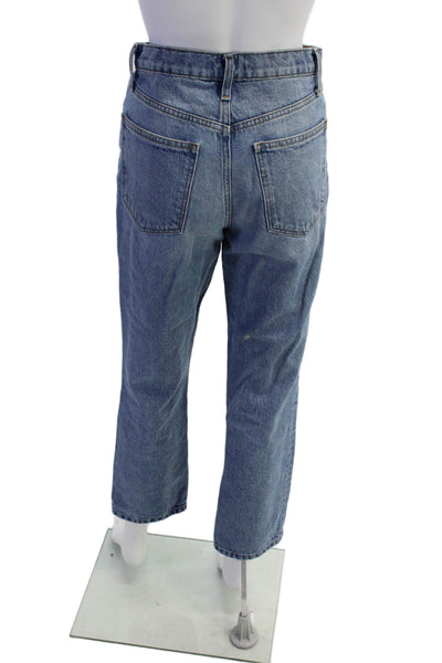 Joes Womens High Rise The Margot Slim Ankle Jeans Blue Cotton Size 25