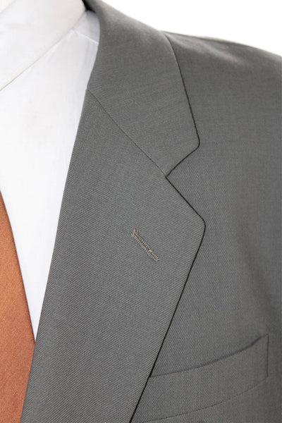 Mani Mens Wool Buttoned Collared Long Sleeve Blazer Jacket Brown Size EUR 46