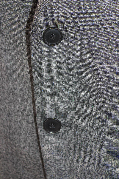 Pierre Cardin Paris Mens Collared Two Button Front Pocket Blazer Gray Size 40