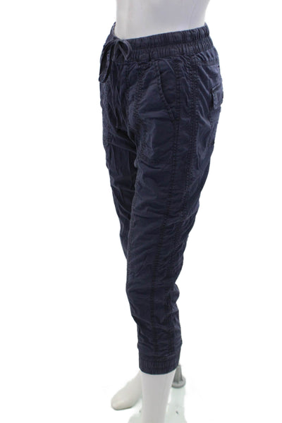 Marrakech Womens Cotton Drawstring Stretch Jogger Pants Blue Size 27