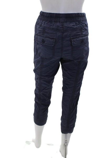 Marrakech Womens Cotton Drawstring Stretch Jogger Pants Blue Size 27