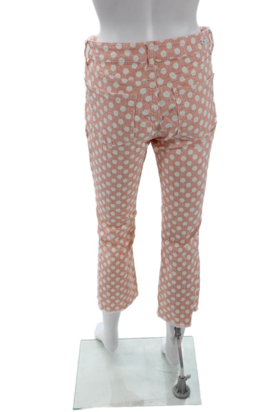 Pilcro and the Letterpress Anthropologie Womens Boot Cut Pants Orange Size 27