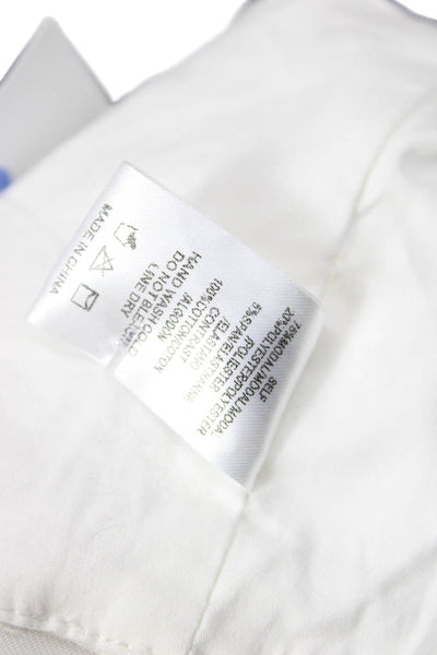 Sunday In Brooklyn Womens Sleeveless Wrap Tank Top Blouse White Size Medium