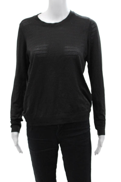 Lululemon Womens Activewear Long Sleeve Pullover T-Shirt Gray Size 6