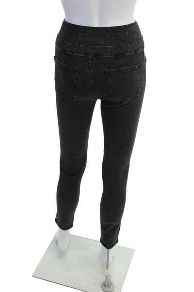 J Brand Womens Zipper Fly High Rise Skinny Ankle Jeans Gray Denim Size 23