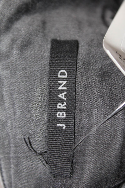 J Brand Womens Zipper Fly High Rise Skinny Ankle Jeans Gray Denim Size 23