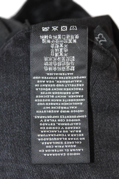 J Brand Womens Zipper Fly High Rise Skinny Ankle Jeans Gray Denim Size 23