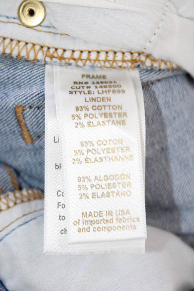 Frame Denim Womens Medium Wash High Rise Flare Leg Jeans Blue Size 24