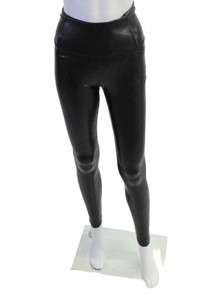 Wilfred Free Womens High Rise Smooth Faux Leather Leggings Black Size XS