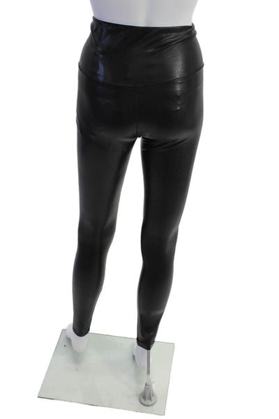 Wilfred Free Womens High Rise Smooth Faux Leather Leggings Black Size XS