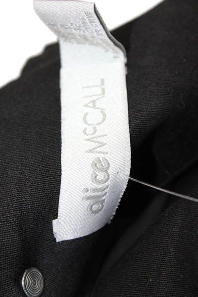 Alice McCall Womens Zipper Fly Ultra High Rise Cut Out Skinny Pants Black Size 0