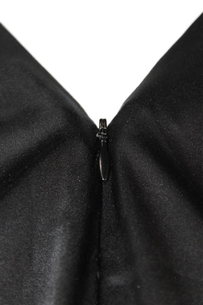 Go Silk Womens Silk Textured Sleeveless Button Up Tank Top Black Size XS