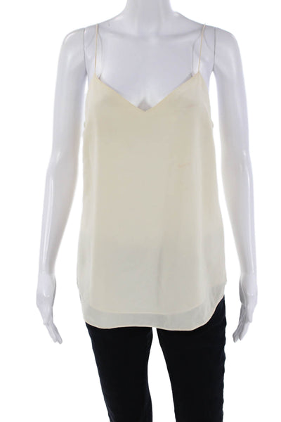 Polo Ralph Lauren Blue Label Womens Spaghetti Strap Tank Top Cream Size S