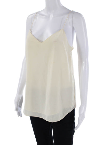 Polo Ralph Lauren Blue Label Womens Spaghetti Strap Tank Top Cream Size S