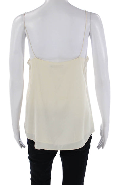 Polo Ralph Lauren Blue Label Womens Spaghetti Strap Tank Top Cream Size S