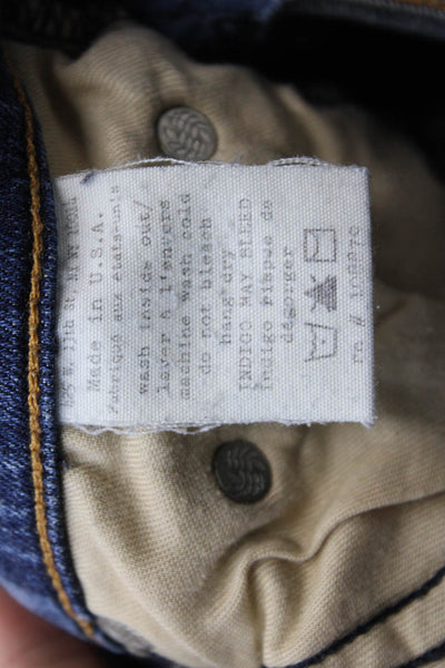 Rag & Bone Jean For Intermix Womens High Rise Medium Wash Skinny Jeans Blue 25