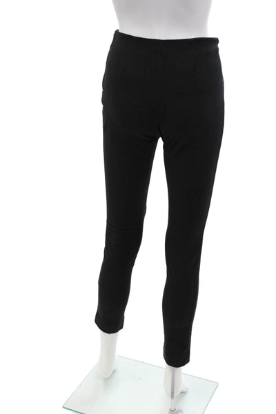 Rag & Bone Womens Cotton Zippered Pocket Side Zippered Leggings Black Size 00