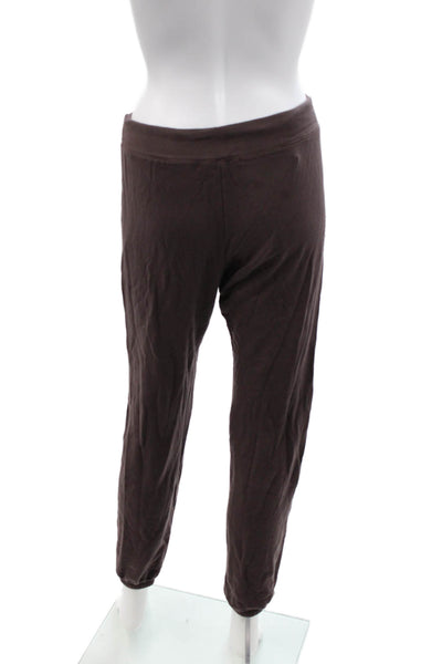 Stateside Womens Drawstring Stretch Skinny Lounge Pants Brown Size XS