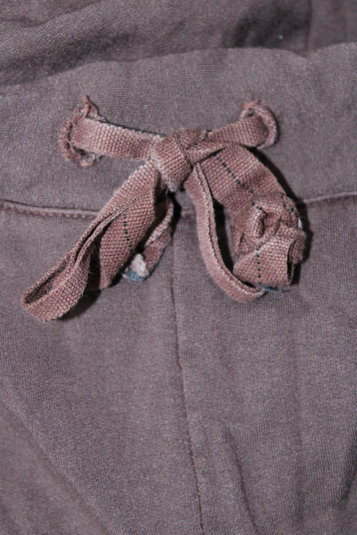 Stateside Womens Drawstring Stretch Skinny Lounge Pants Brown Size XS