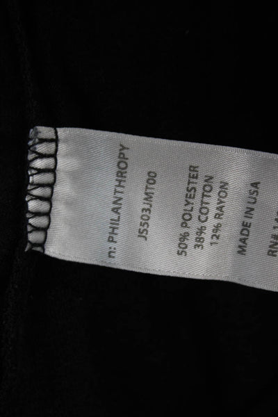 Philanthropy Women's V-Neck Sleeveless Tapered Leg Jumpsuit Black Size S