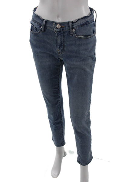 Frame Womens Cotton Denim Medium Wash Mid-Rise Skinny Jeans Blue Size 26