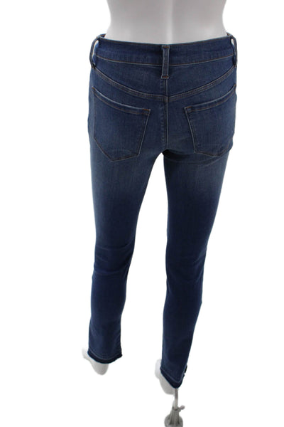 J Brand Womens Cotton Denim Five Pocket Mid-Rise Skinny Jean Blue Size 26