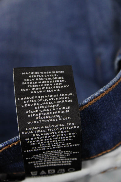 J Brand Womens Cotton Denim Five Pocket Mid-Rise Skinny Jean Blue Size 26