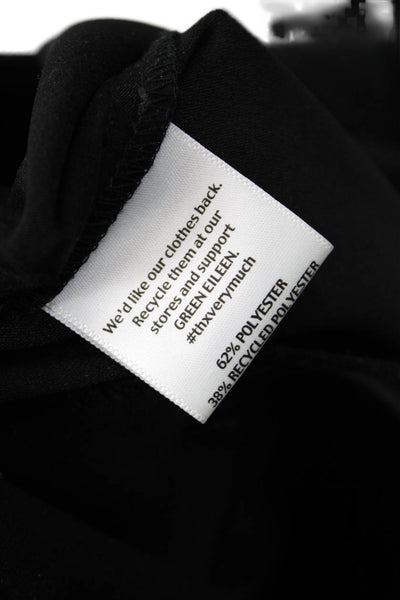 Eileen Fisher Womens Four Pocket Mid-Rise Tapered Pants Trousers Black Size PS
