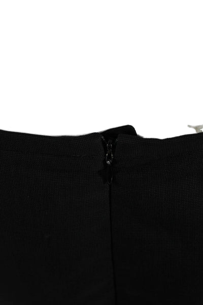 Armani Collezioni Womens Wool Blend Lined Zip Up Pencil Skirt Gray Size 6