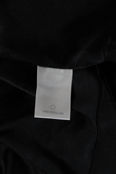 Jason Wu Womens Textured Wool Long Sleeve Collar Sleek Blazer Black Size 08