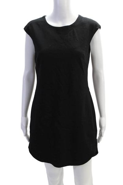 Trina Turk Womens Sleeveless Knee Length Body Con Dress Black Size 6