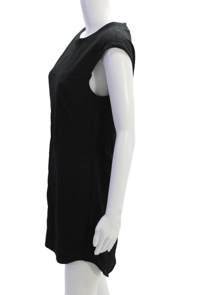 Trina Turk Womens Sleeveless Knee Length Body Con Dress Black Size 6