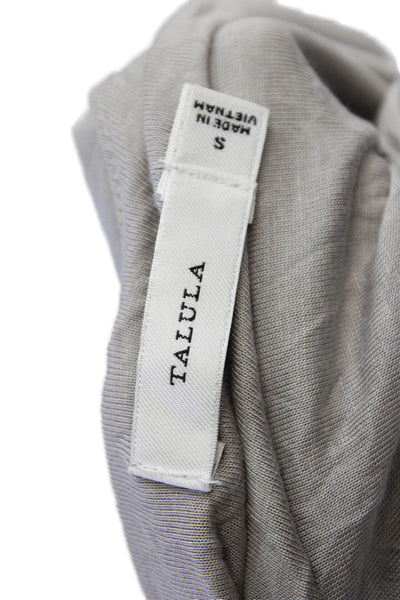 Talula Womens Spaghetti Strap V Neck A Line Tank Dress Gray Size Small