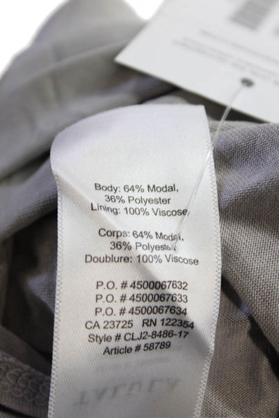 Talula Womens Spaghetti Strap V Neck A Line Tank Dress Gray Size Small