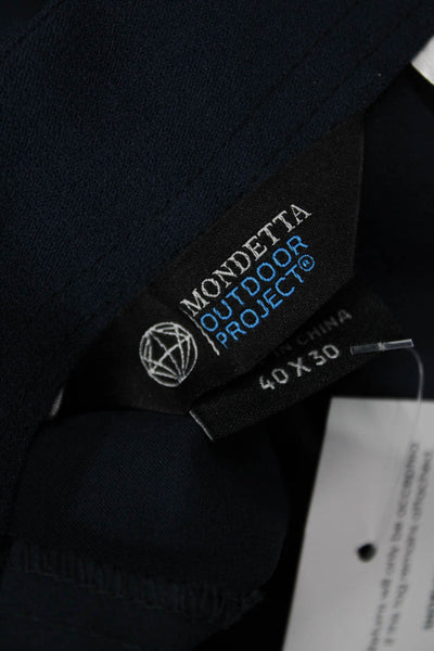 Mondetta Performance Gear Mens Buttoned Stretched Chino Pants Blue Size EUR 40