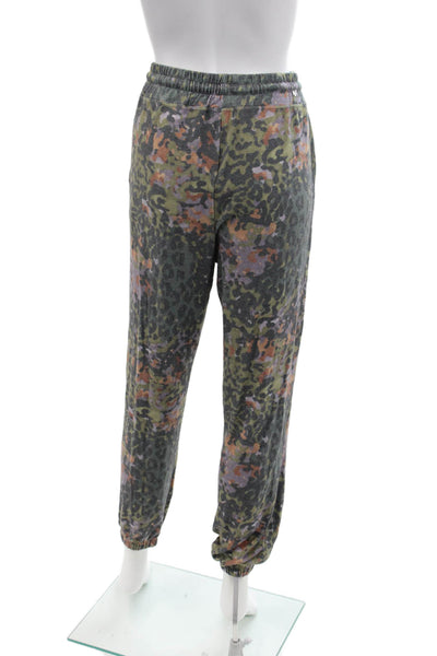Lululemon Womens Pull On Mid Rise Cropped Leggings Black White Size 6