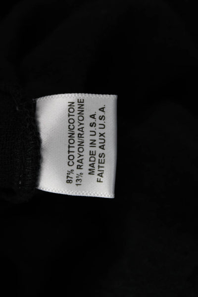 Misa Womens Cotton Elastic Waistband Tassel Trim Pants Black Size XS