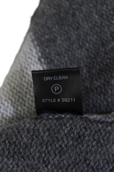 360 Cashmere Womens Cashmere Knit Crew Neck Long Sleeve Sweater Gray Size XS