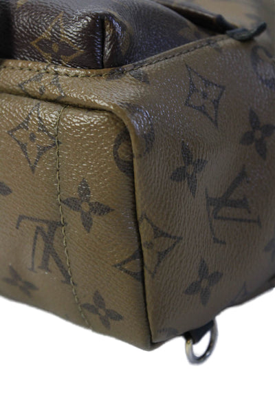 Louis Vuitton Unisex Adults Canvas Monogram Palm Springs Mini Backpack Tan